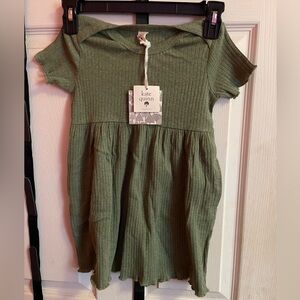NWT Kate Quinn green dress 2t